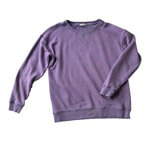American Eagle Lilac Purple Lightweight Crewneck Pullover Sweatshirt Small